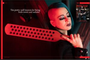 Goddess Lilith Featured in Full Darkside Magazine Spread