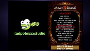 TadpoleXStudio Celebrates 2026 Urban X Awards Nomination